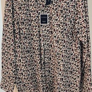 Club Room Multicolor Floral Button-Up Shirt